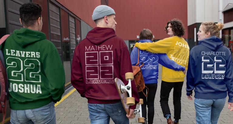 Personalised leavers hoodies on sale